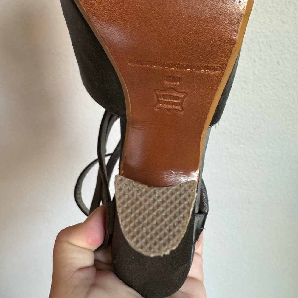 Leon Max Satin Heels - Size 8 - Picture 10 of 14